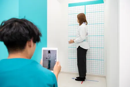 姿勢分析の撮影